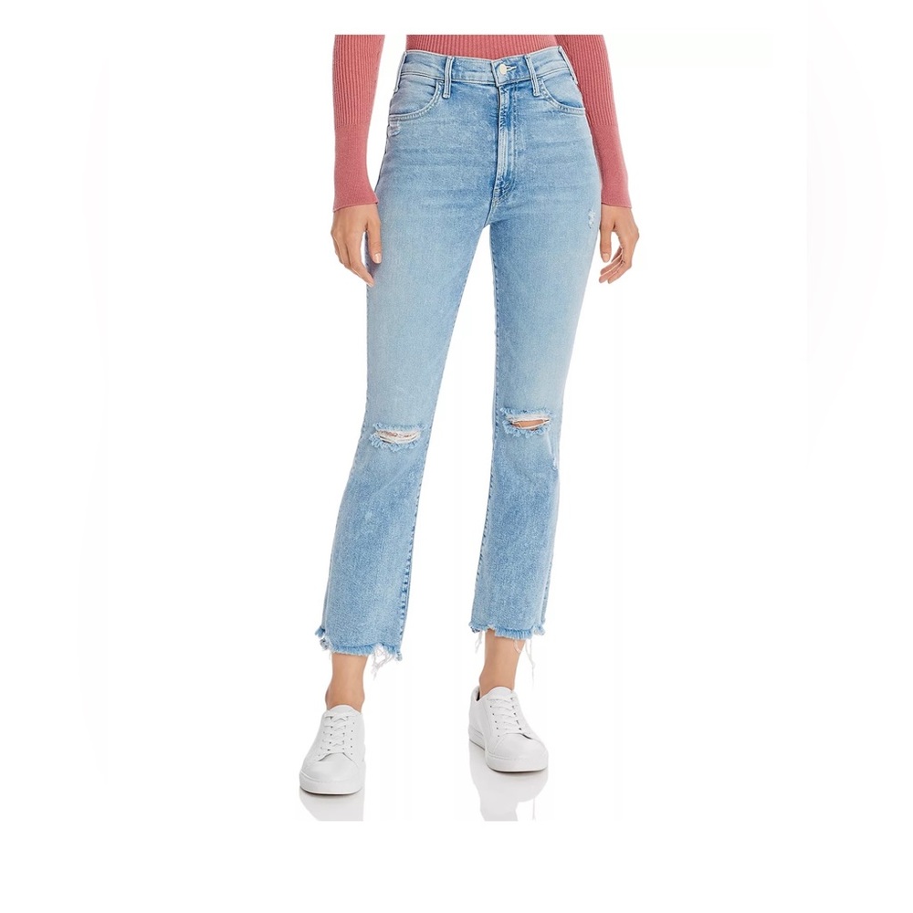 MOTHER Insider Crop Step Chew hem